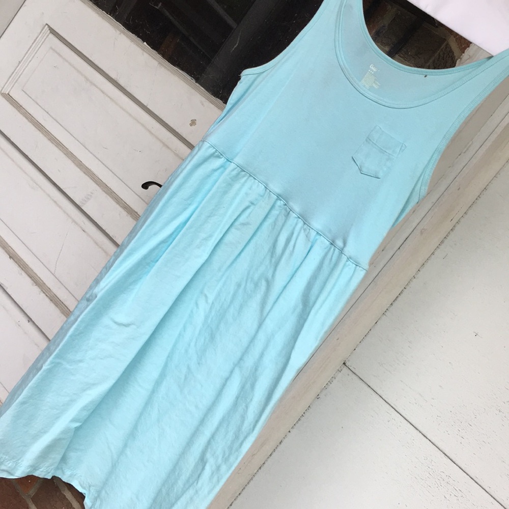 Aqua blue GAP dress